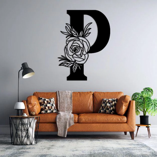 استیکر دیواری طرح حرف P