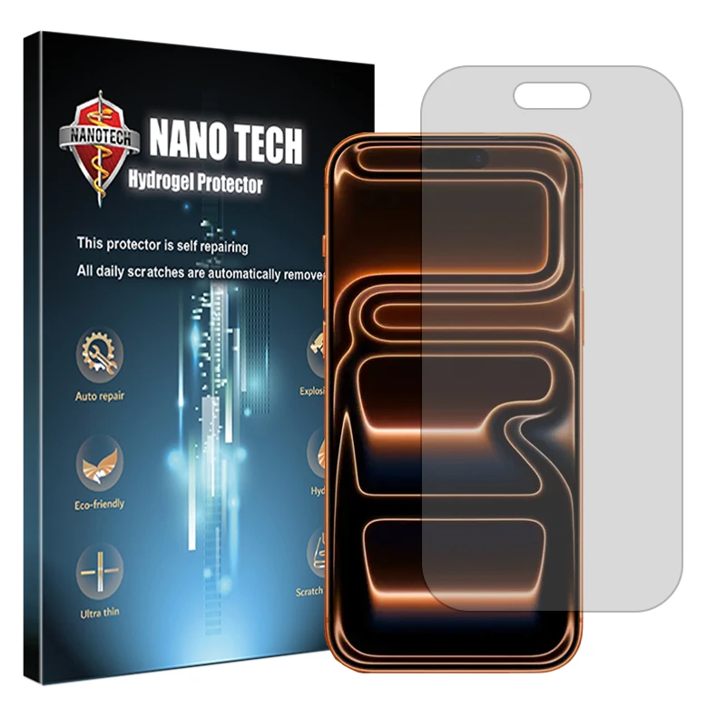 محافظ صفحه نمایش شفاف نانو تک مدل Tough مناسب برای گوشی موبایل اپل iPhone 17 Pro Max