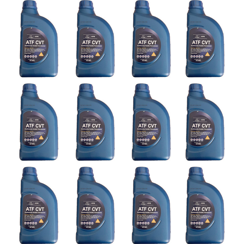 روغن گیربکس خودروی موبیس مدل ATF CVT حجم 1 لیتر بسته 12 عددی