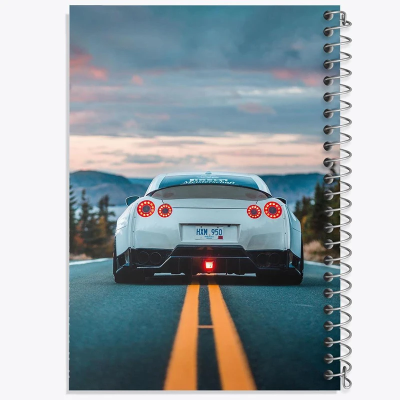دفتر مشق 100 برگ خندالو طرح ماشین اسپرت Sport Car کد 28735