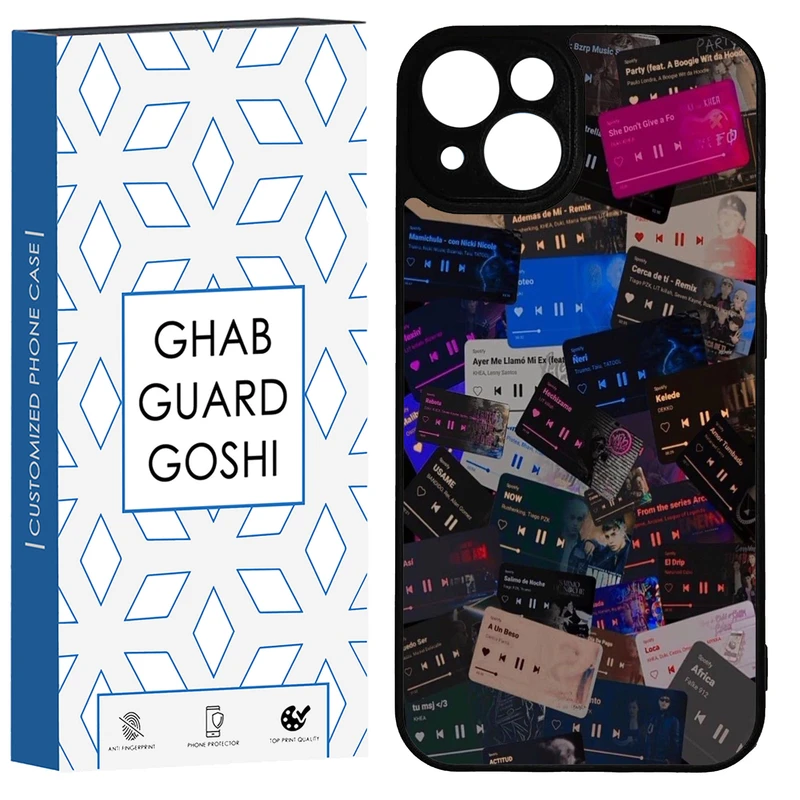 کاور قاب گارد گوشی طرح موزیک کد TPU-264 مناسب برای گوشی موبایل اپل IPHONE 13 / 14