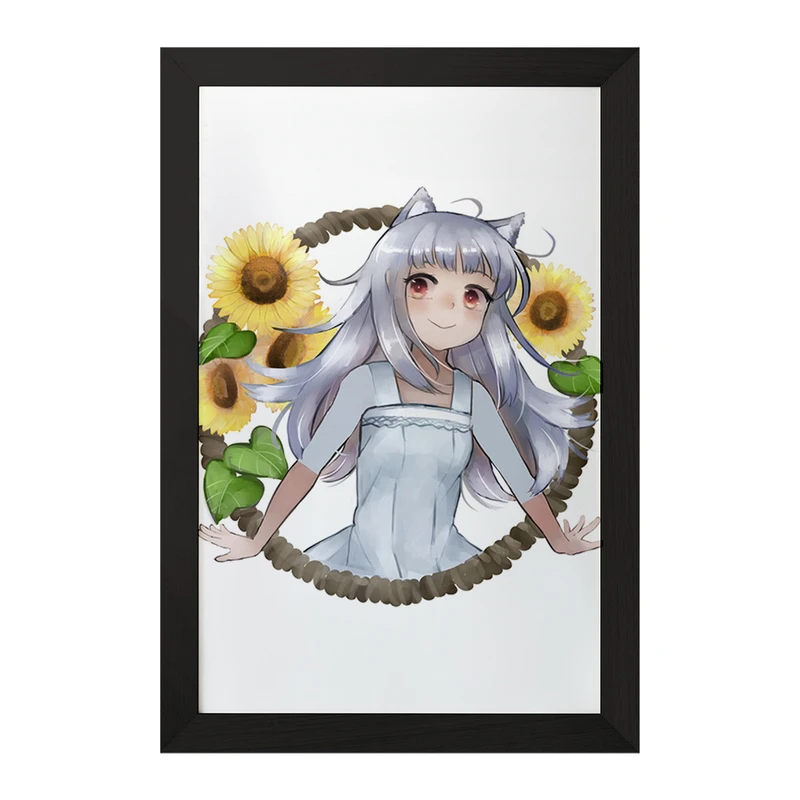 تابلو خندالو مدل میوری انیمه ادویه و گرگ کد 36087