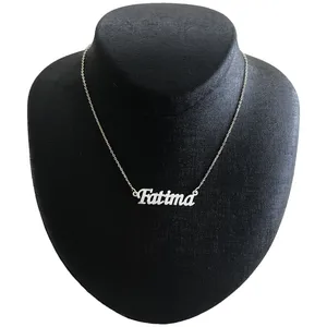 گردنبند نقره زنانه مدل فاطیما کد G-213