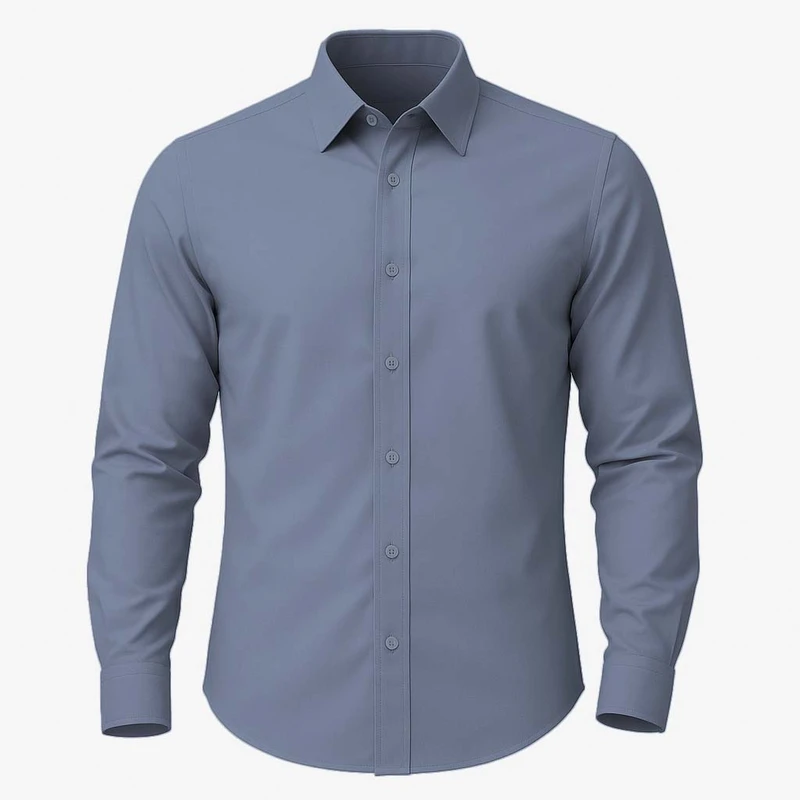 پیراهن آستین بلند یقه برگردان مردانه ابراف مدل آدرین کد FIL