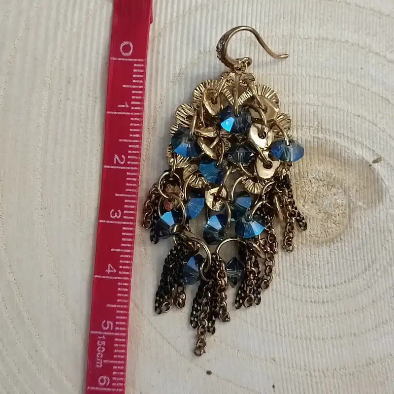 گوشواره زنانه مدل سنتی چینی نگین دار