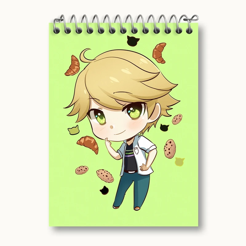 دفتر یادداشت 50 برگ خندالو مدل پسر گربه ای کد 3471