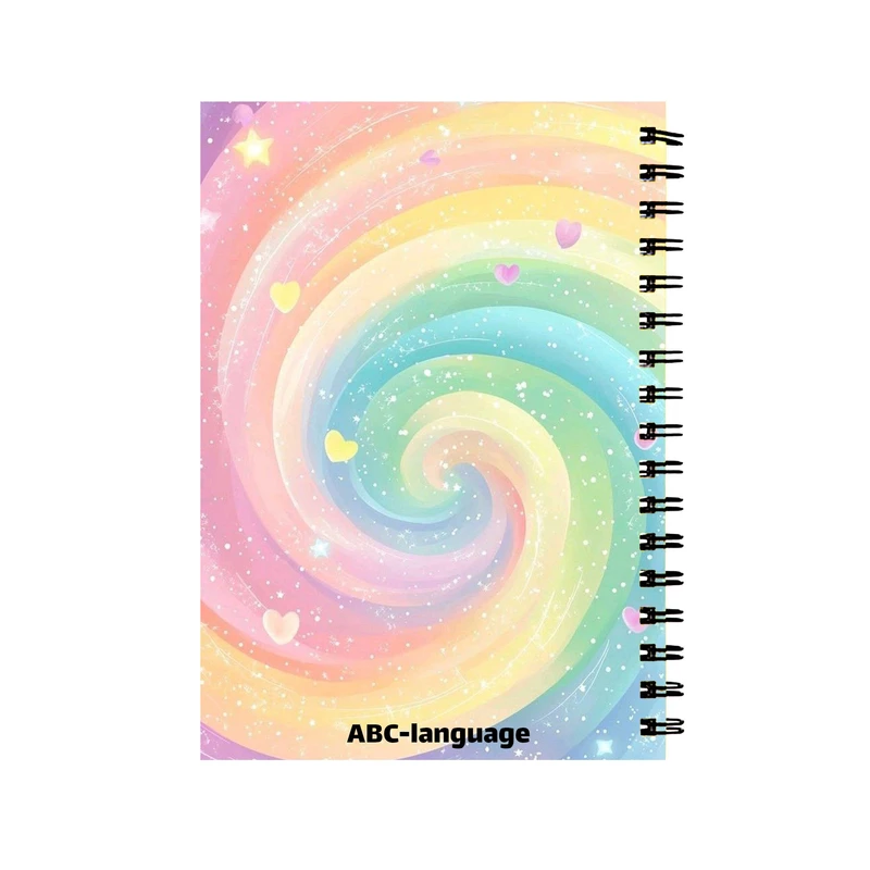 دفتر زبان 60 برگ مدل فانتزی کد 98