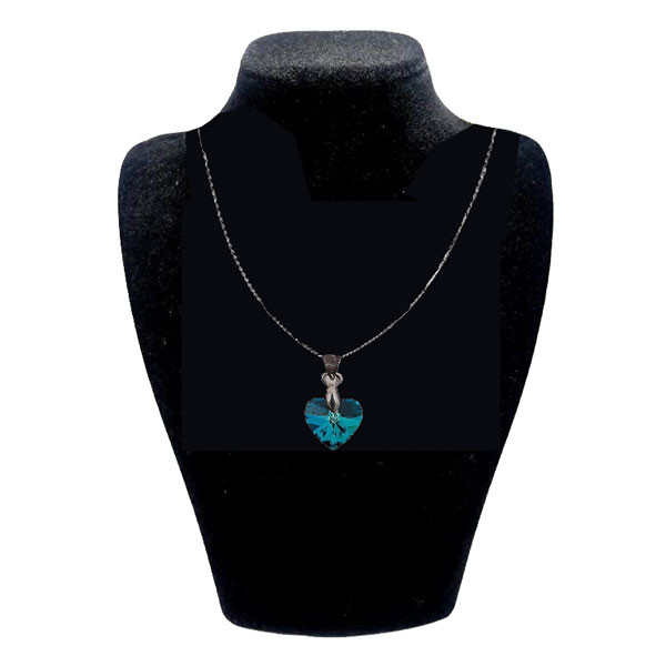 گردنبند نقره زنانه سواروسکی طرح قلب گردنبند نقره زنانه سواروسکی طرح قلب