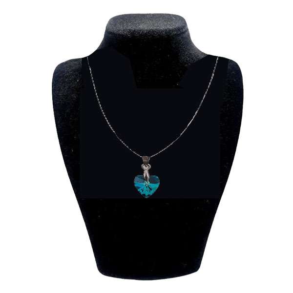 گردنبند نقره زنانه سواروسکی طرح قلب گردنبند نقره زنانه سواروسکی طرح قلب