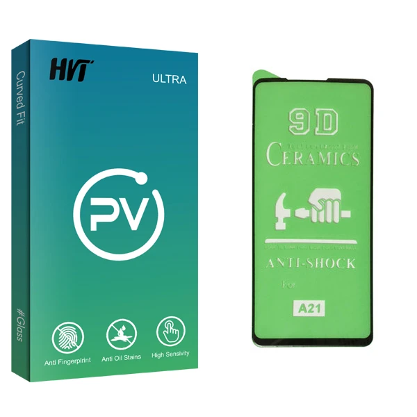 محافظ صفحه نمایش 9D اچ وی تی مدل PV glass مناسب برای گوشی موبایل سامسونگ Galaxy A21