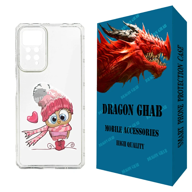 کاور دراگون قاب مدل CHPD کد 004 مناسب برای گوشی موبایل شیائومی Redmi Note 11 / 11S