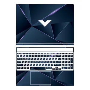 استیکر لپ تاپ توییجین و موییجین مدل هندسی 41 مناسب برای لپ تاپ اچ پی Victus 15-fa0031dx, fa0032dx به همراه برچسب حروف فارسی کیبورد