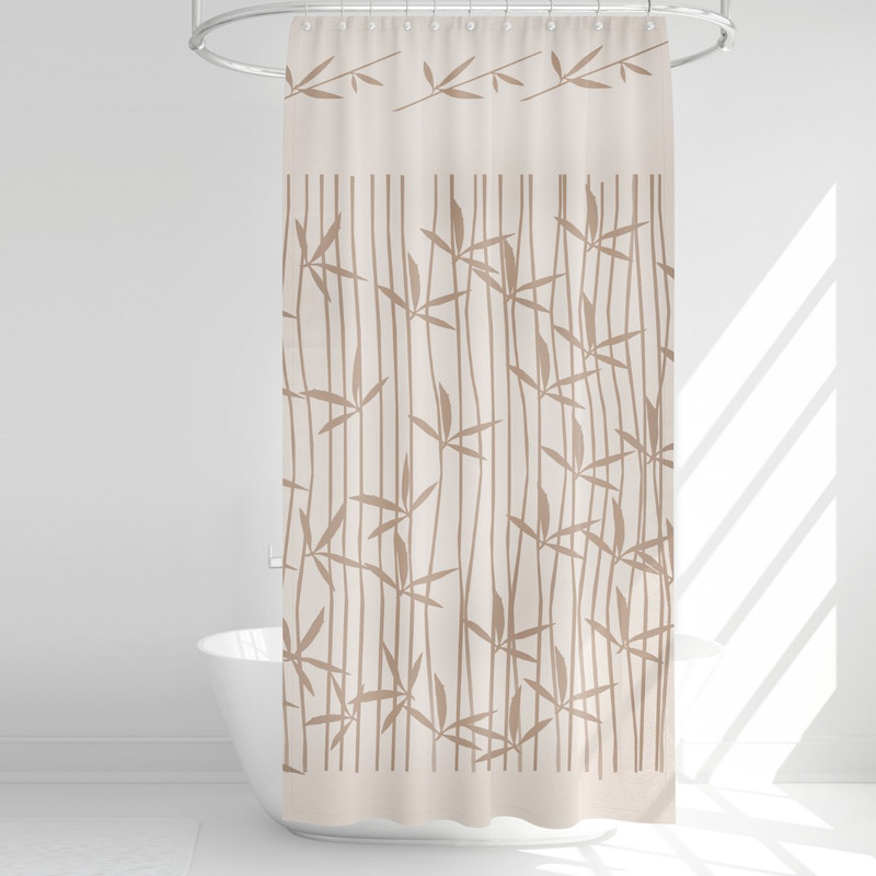     پرده حمام آرمیتا کد W050 سایز 180 × 200 سانتی‌ متر