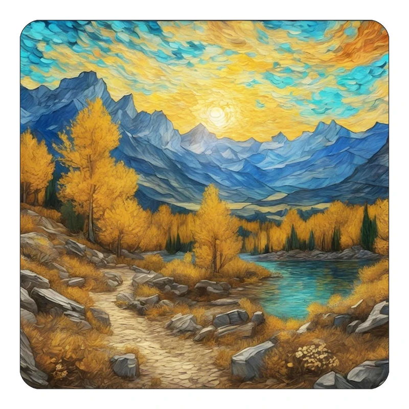 مگنت کاکتی طرح نقاشی رنگ روغن مدل mp69737