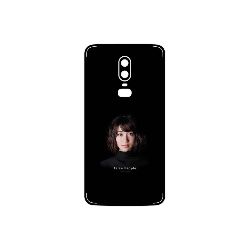 برچسب پوششی ماهوت مدل Portrait of an Asian Woman مناسب برای گوشی موبایل وان پلاس 6