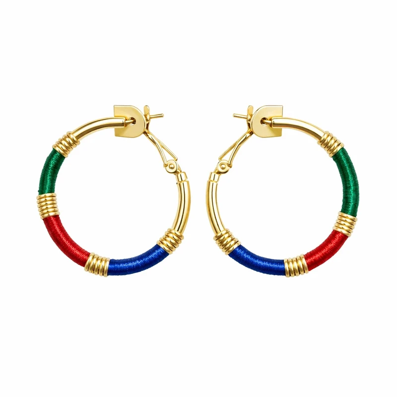 گوشواره حلقه‌ای زنانه مدل Ring-A