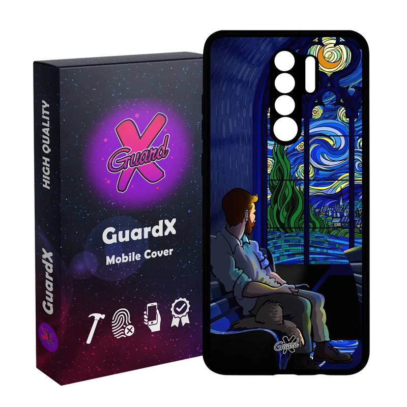 کاور گارد ایکس طرح Art مدل Glass10583 مناسب برای گوشی موبایل شیائومی Redmi 9/Redmi 9 Prime/Poco M2