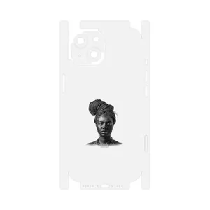 MAHOOT Portrait of an African Woman-FullSkin Cover Sticker for Apple iPhone 15
