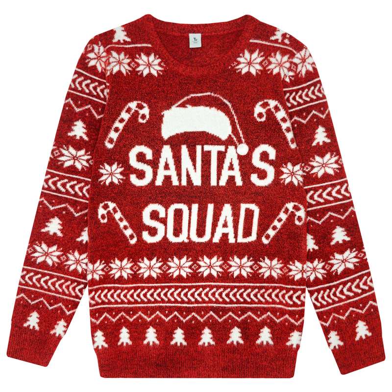 پلیور پسرانه تی یو مدل SEP-SANTAS SQUAD پلیور پسرانه تی یو مدل SEP-SANTAS SQUAD