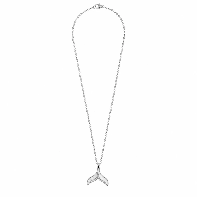 گردنبند دخترانه طرح دم وال کد TR00985