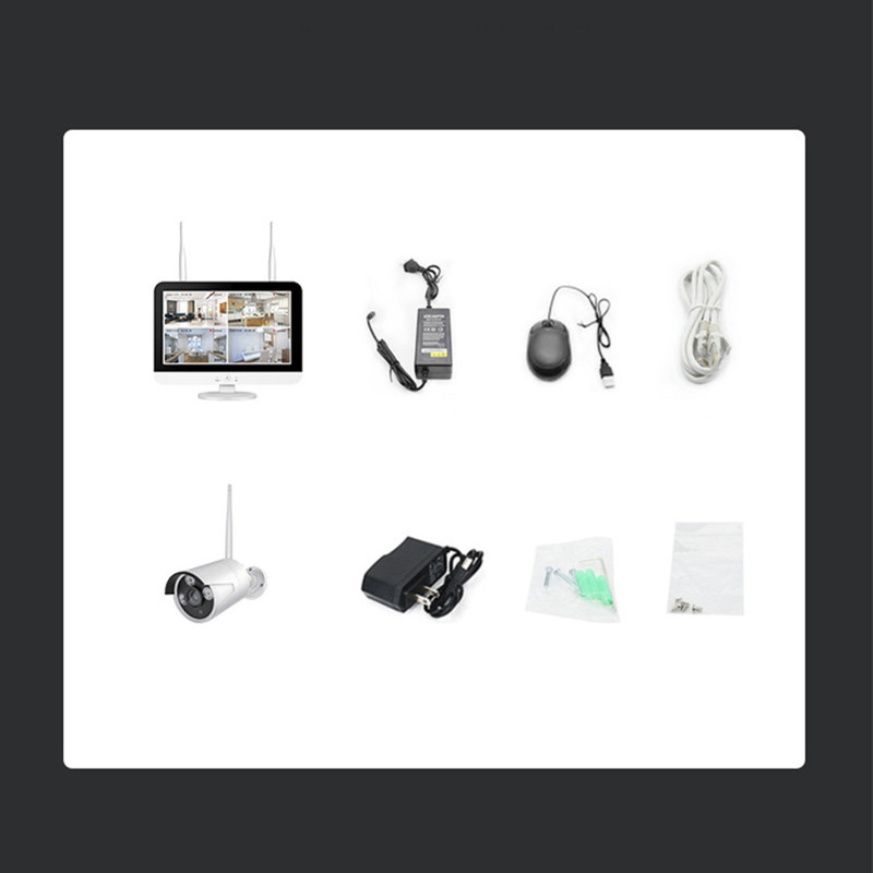 سیستم امنیتی کامل دوربین مداربسته بی سیم مدل 12.5i-2 به همراه مانیتور