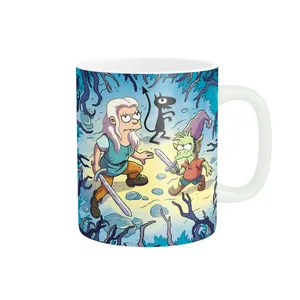 ماگ پاد آفرین مدل انیمیشن طلسم شدگان الفو و بین و لوسی کد 2376