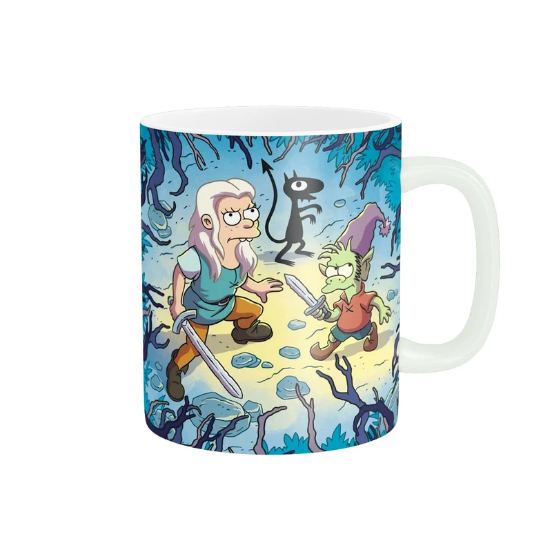 ماگ پاد آفرین مدل انیمیشن طلسم شدگان الفو و بین و لوسی کد 2376