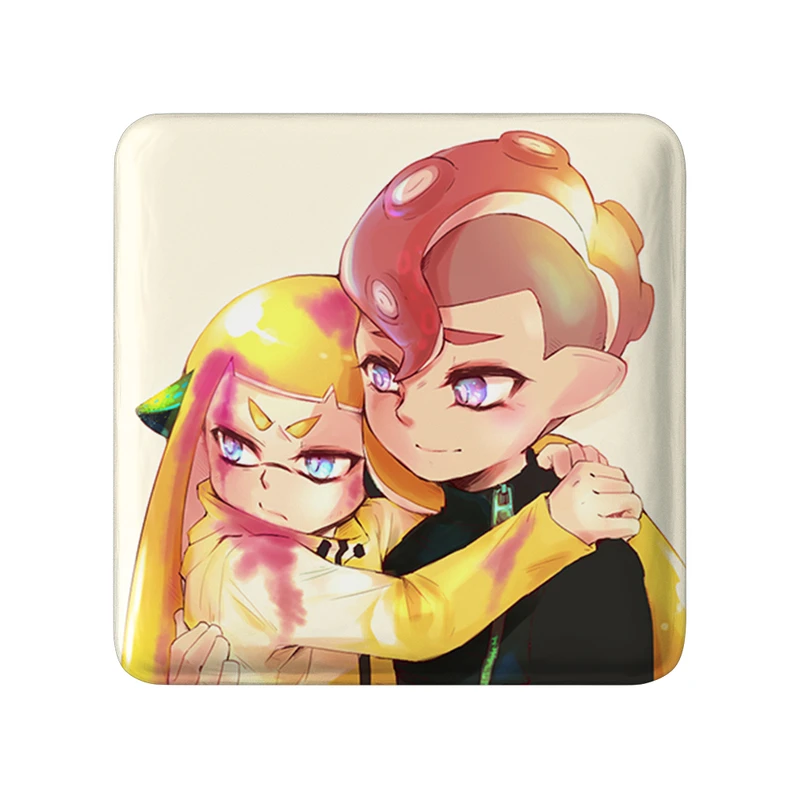 مگنت خندالو طرح بازی اسپلاتون (Splatoon) مدل مربعی کد 33330