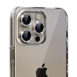 Goof Diamond Ring Camera Lens Protector For Apple iPhone 16 Pro /16 Pro Max
