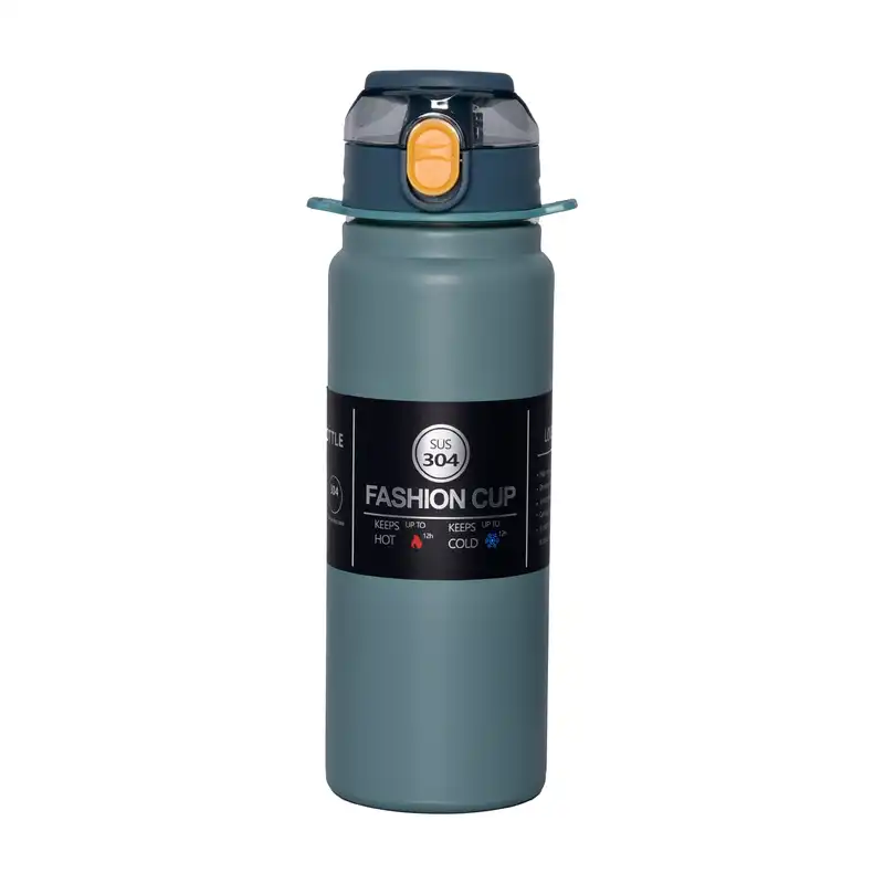 فلاسک مدل بند دار داخل استیل کد 300668 گنجایش 0.8 لیتر