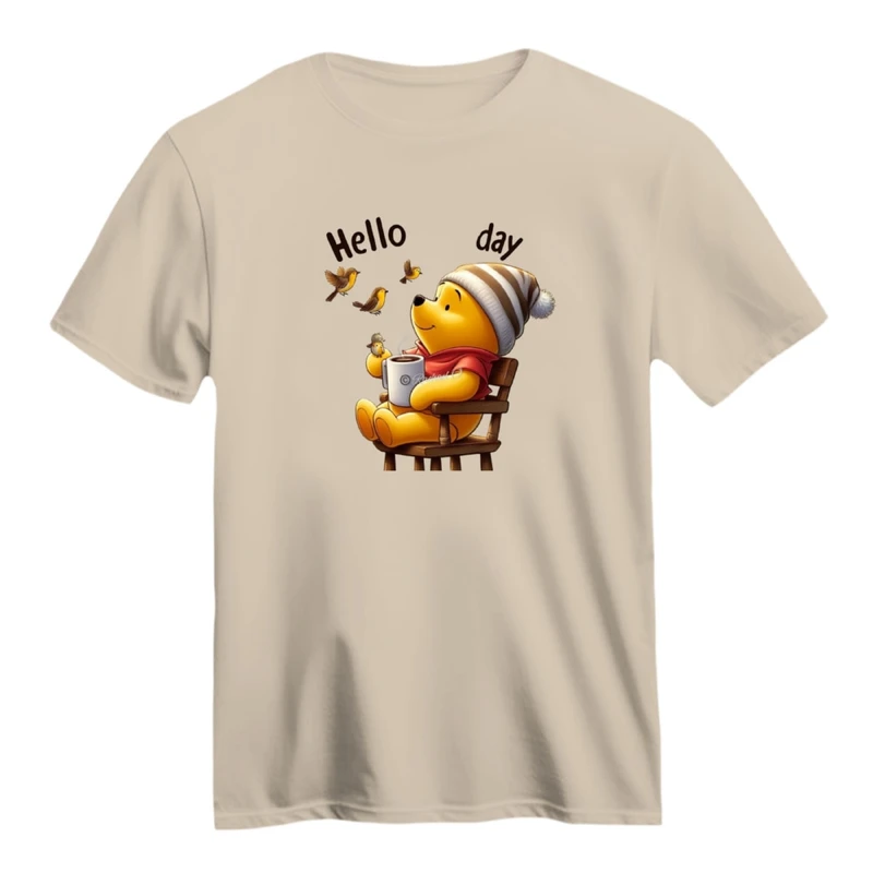 تی شرت آستین کوتاه زنانه مدل پو کد ۲۱