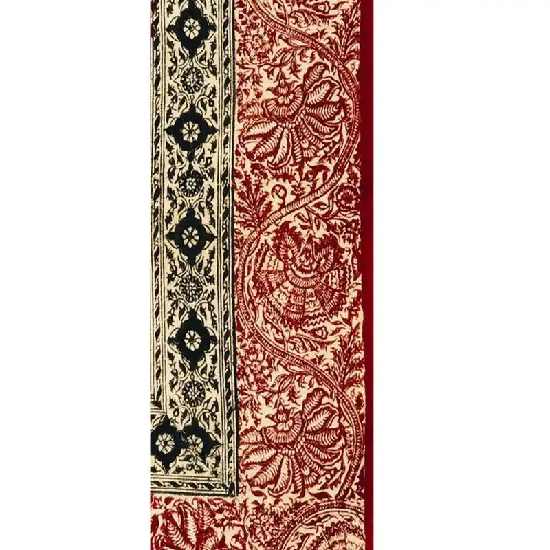 رومیزی قلمکار عطریان طرح گل و بته کد G391