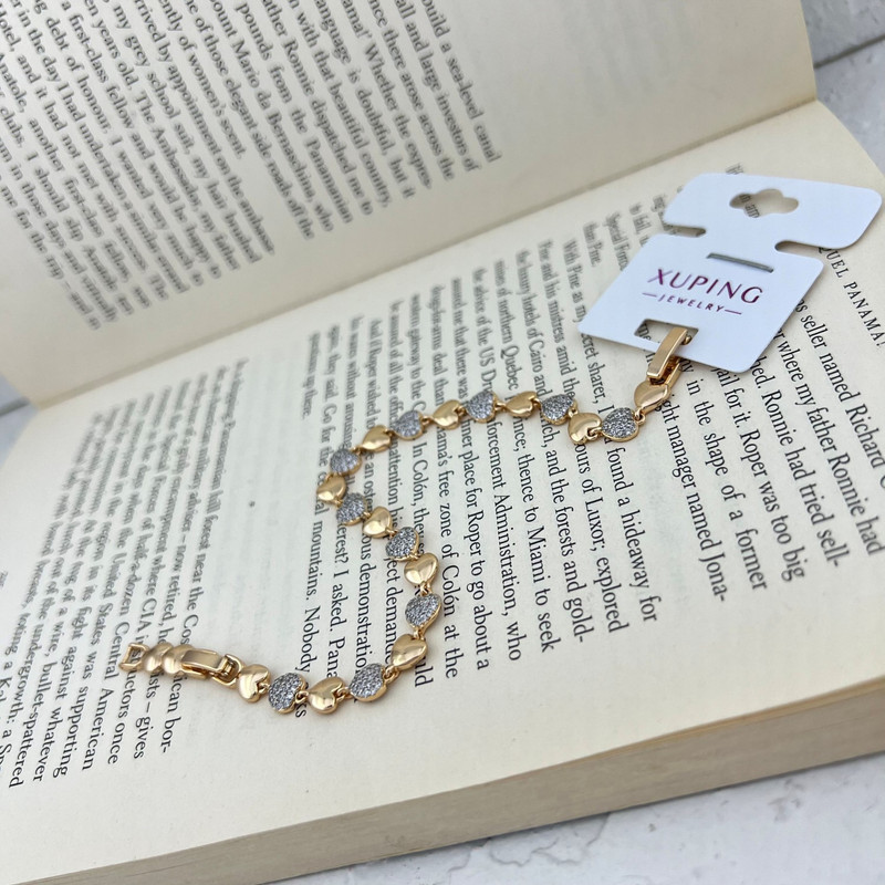 دستبند زنانه ژوپینگ مدل قلب جواهری کد B4620 دستبند زنانه ژوپینگ مدل قلب جواهری کد B4620