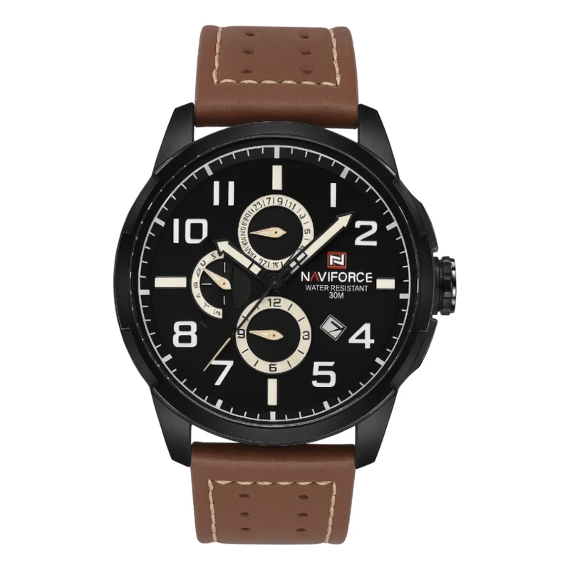 ساعت مچی عقربه‌ای کوارتز مردانه نیوی فورس مدل NF9142M