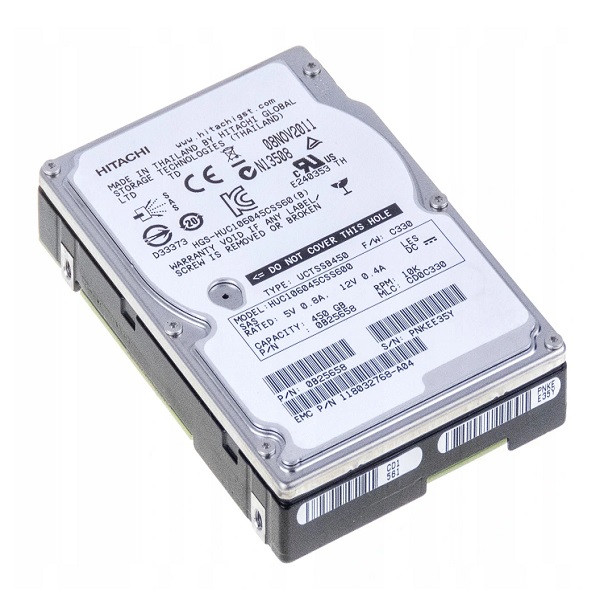 هارد دیسک اینترنال اچ جی اس تی مدل HUC106045CSS600 ظرفیت 450 گیگابایت