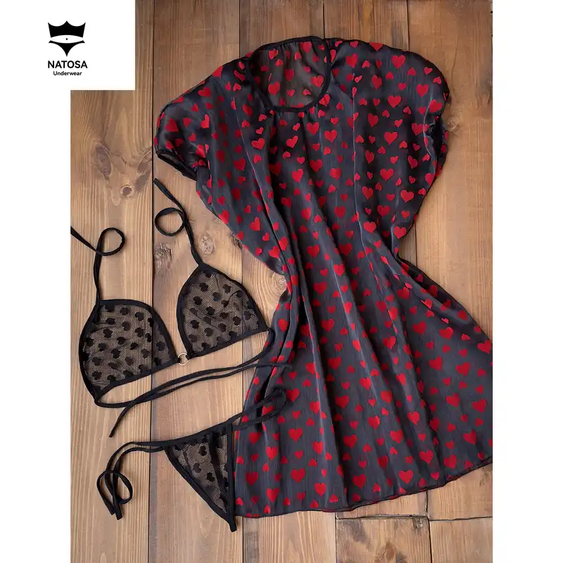 ست 3 تکه لباس شنا زنانه ناتوسا مدل NTS743