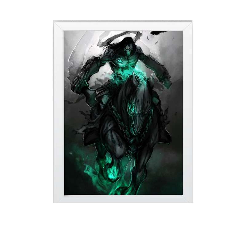 تابلو مدل میس فریم گیمینگ Darksiders Death Horsman