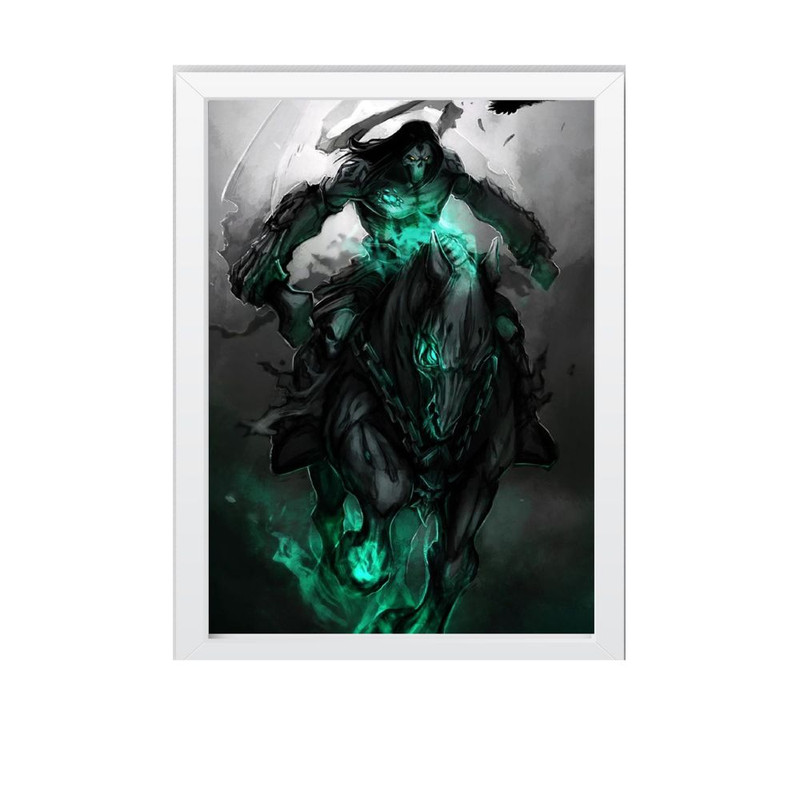 تابلو مدل میس فریم گیمینگ Darksiders Death Horsman