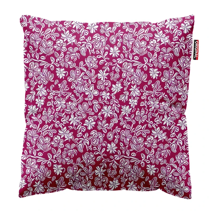 کوسن پاد آفرین طرح گل کد 3911 سایز 30*30 سانتی متر