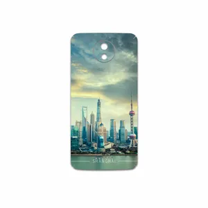 MAHOOT Shanghai City Cover Sticker for Motorola Moto C Plus