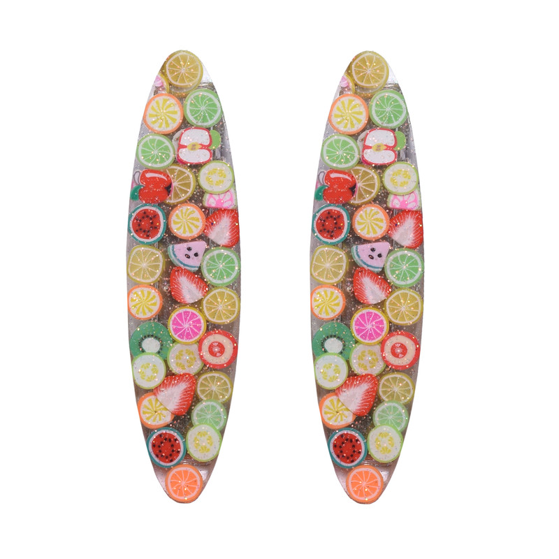 گیره مو زنانه مدل میوه بسته 2 عددی