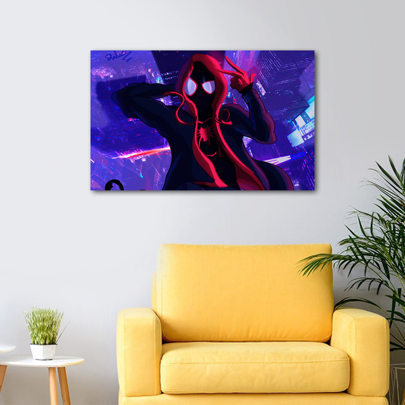 تابلو شاسی عرش مدل فانتزی مرد عنکبوتی کد As4111