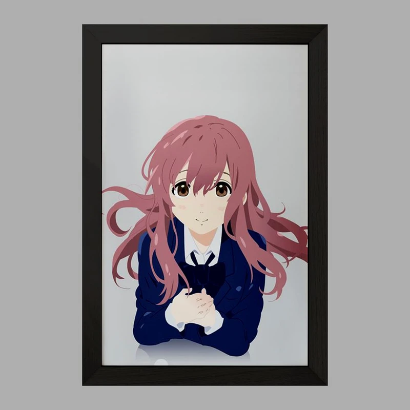 تابلو خندالو مدل شوکو نیشیمیا انیمه سایلنت ویس A Silent Voice  کد 15796