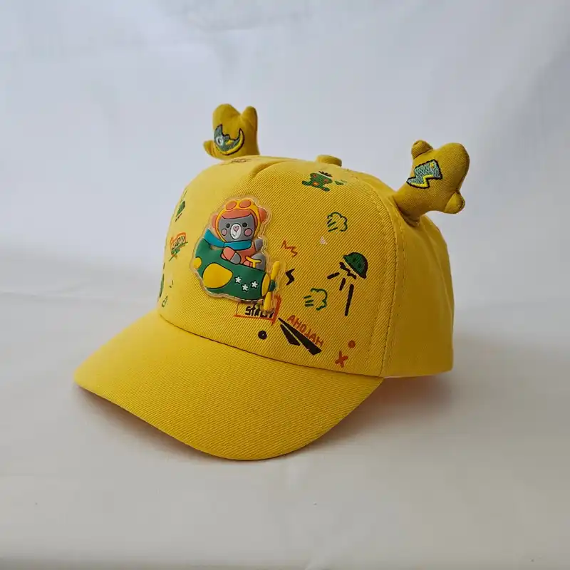 کلاه کپ بچگانه مدل خرس و هلیکوپتر 2