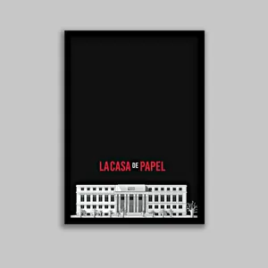 تابلو مدل سریال خانه کاغذی Money Heist کد LA-G10630-2