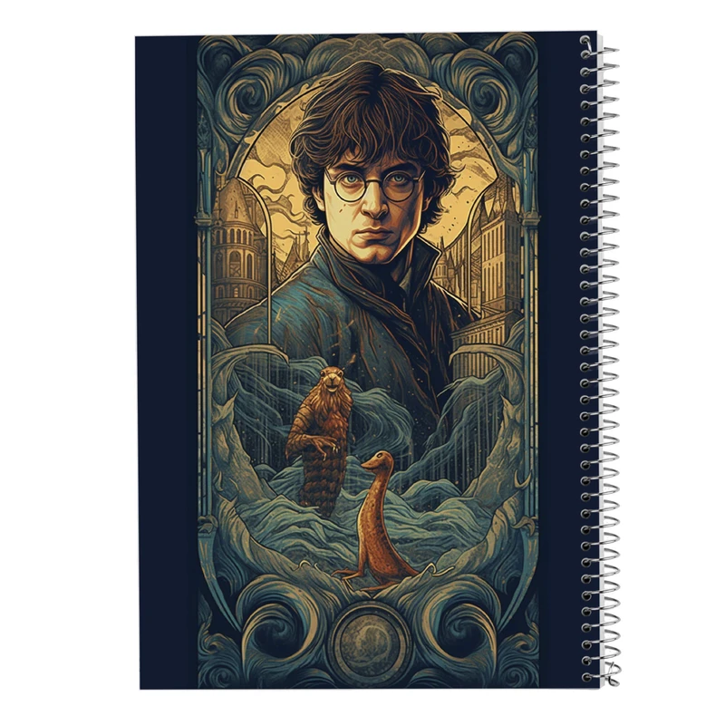 دفتر شطرنجی 50 برگ مدوپد مدل هری پاتر harrypotter کد DF10302