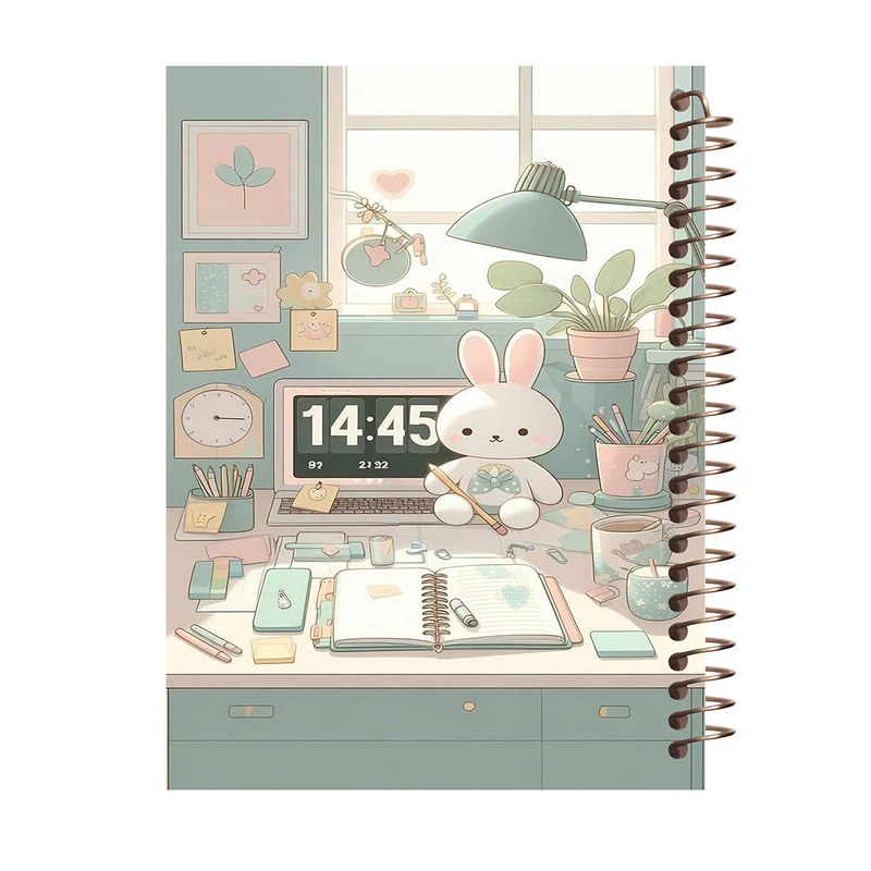 دفتر مشق 60 برگ طرح دخترانه مدل فانتزی کد M533