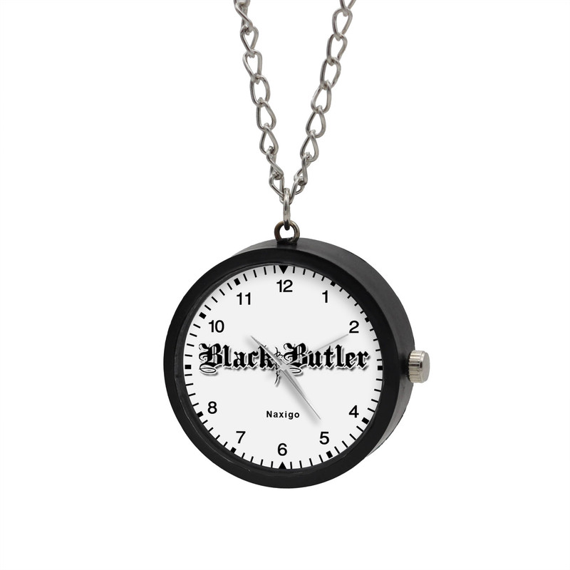 ساعت گردنبندی عقربه ای ناکسیگو مدل Black Butler کد NF13460