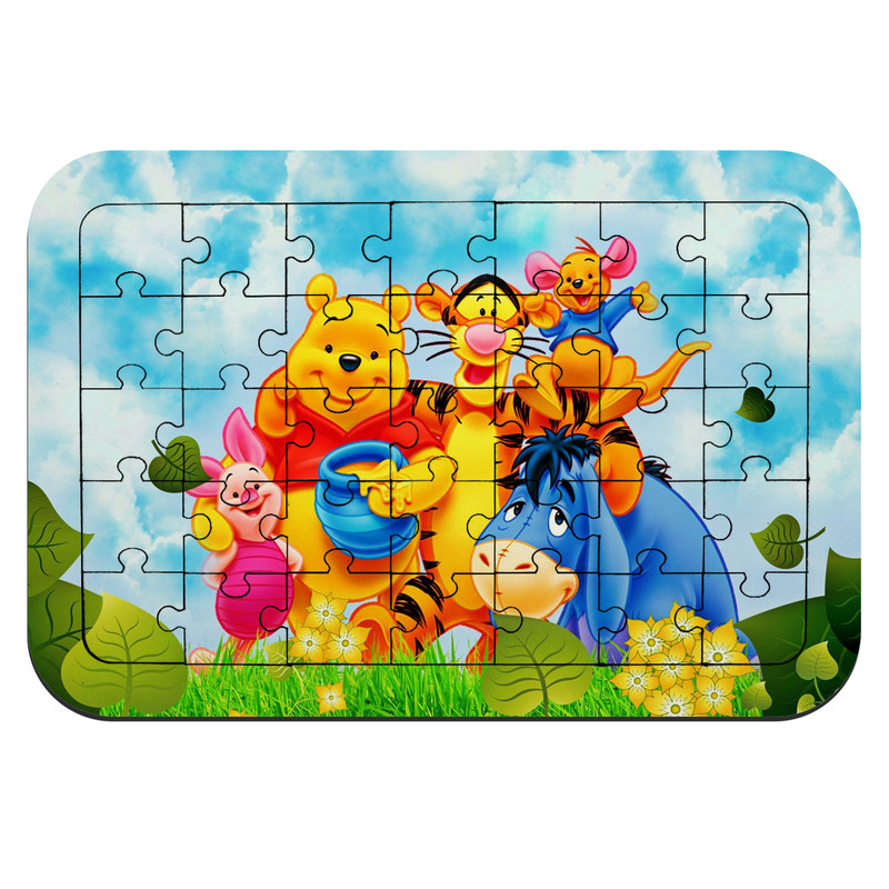  پازل 35 تکه طرح وینی د پو و دوستان مدل NI1561 