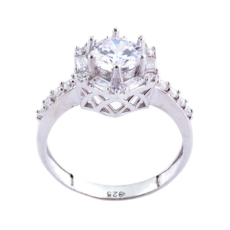 انگشتر نقره زنانه مدل AVN_R101 